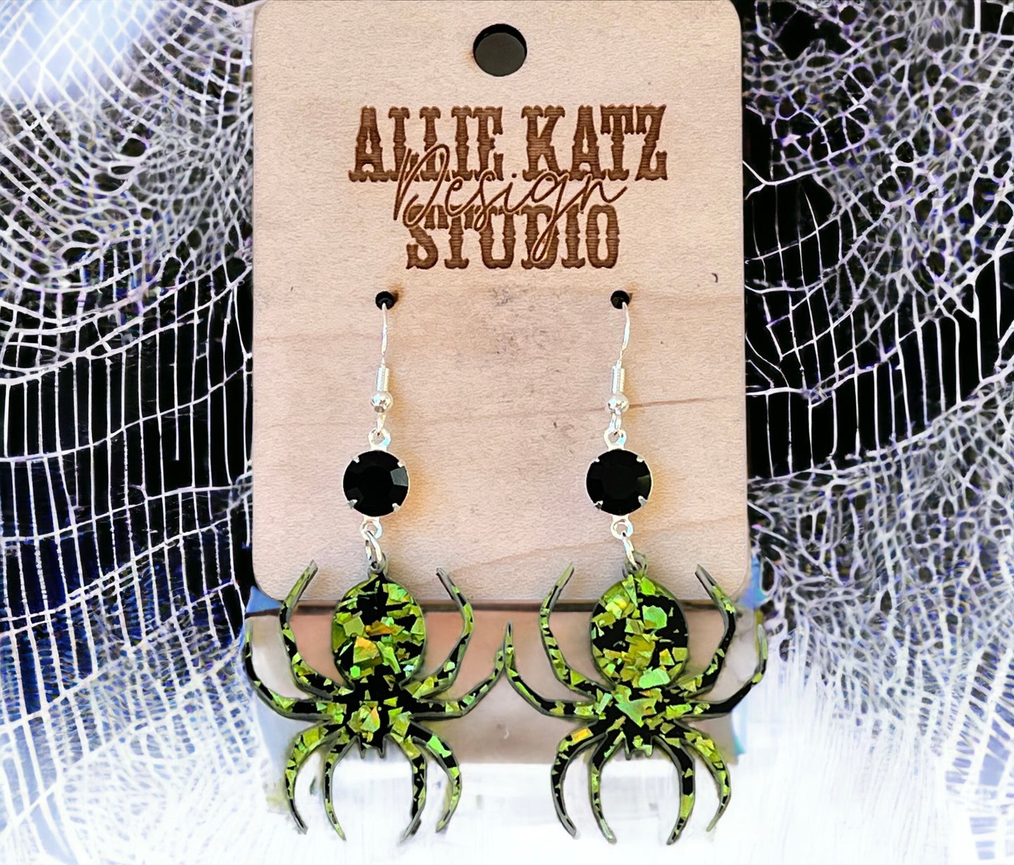 Glamorous Arachnid Earrings