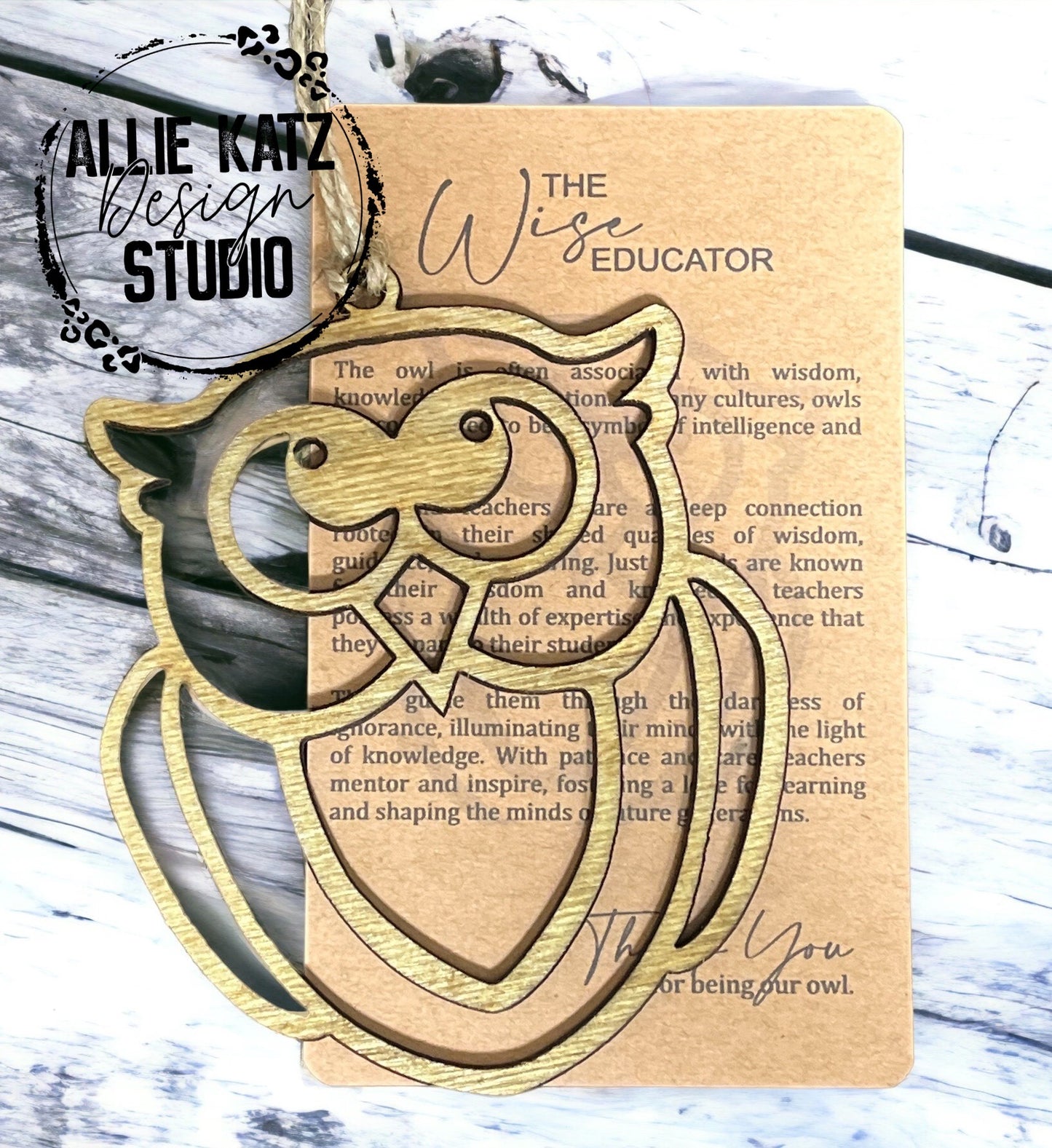 The Wise Educator Owl Ornament