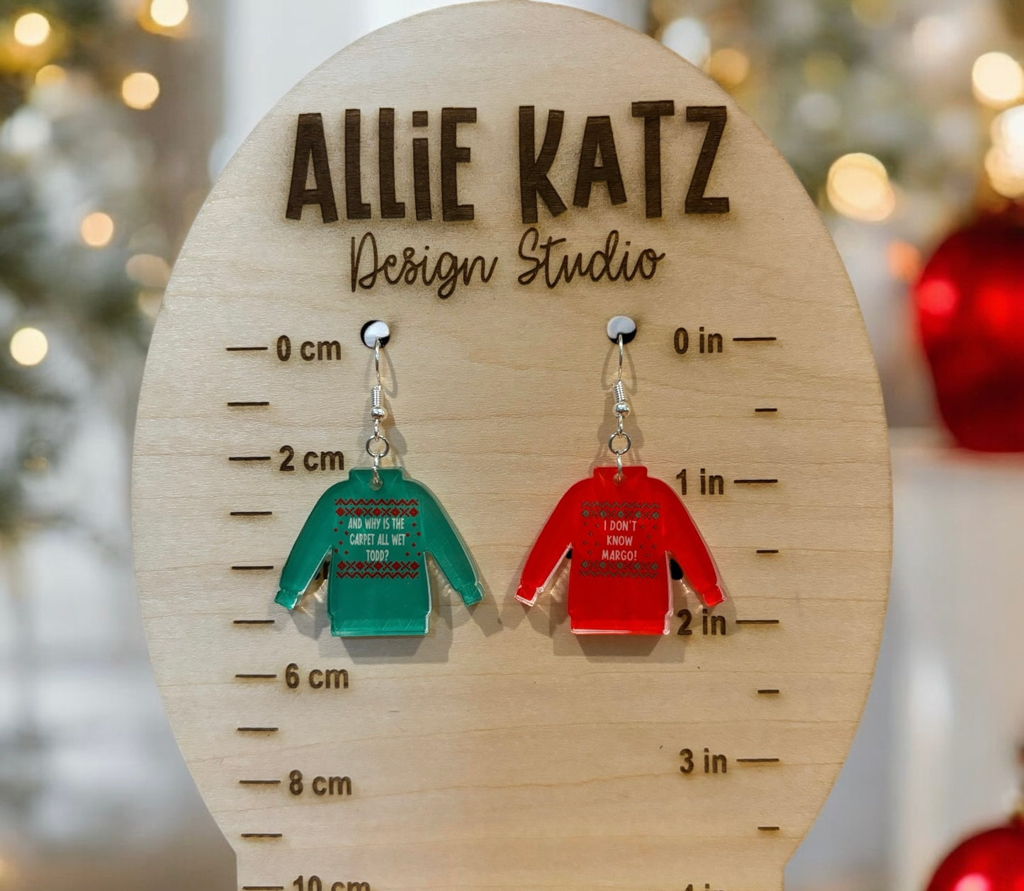 Ugly Sweater Earrings