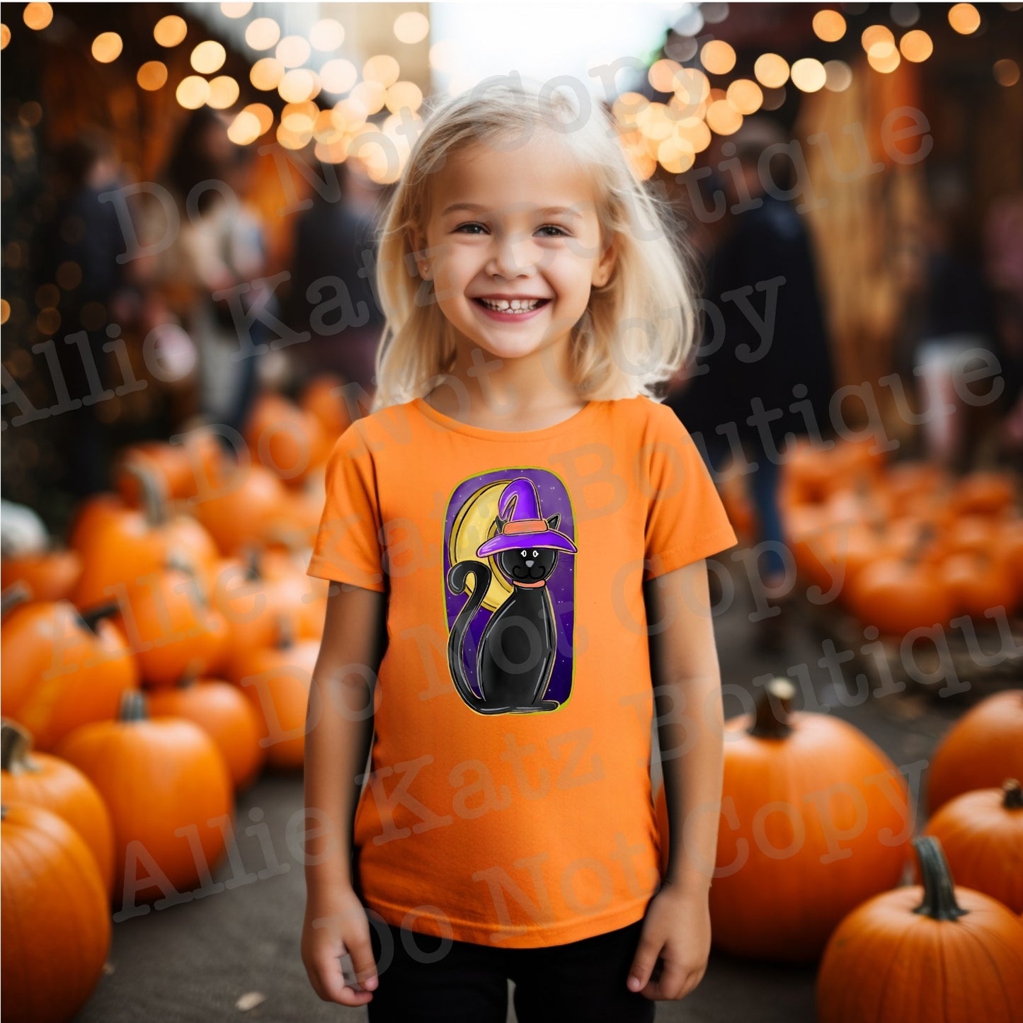 Cute Halloween Cat Shirt