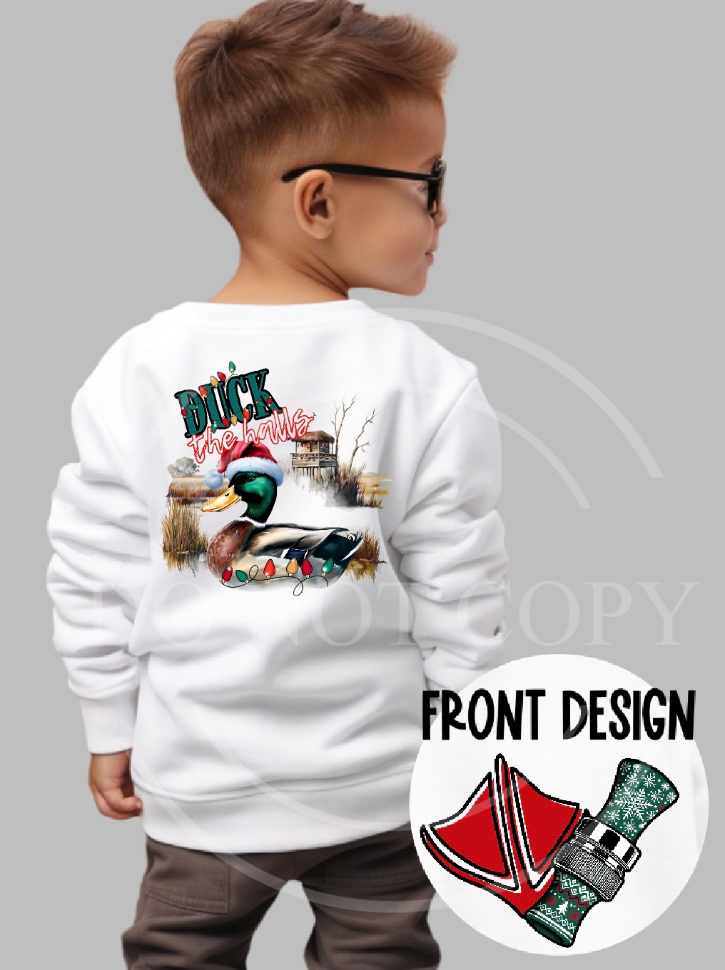Duck the Halls Christmas Authentic Outdoors Tee