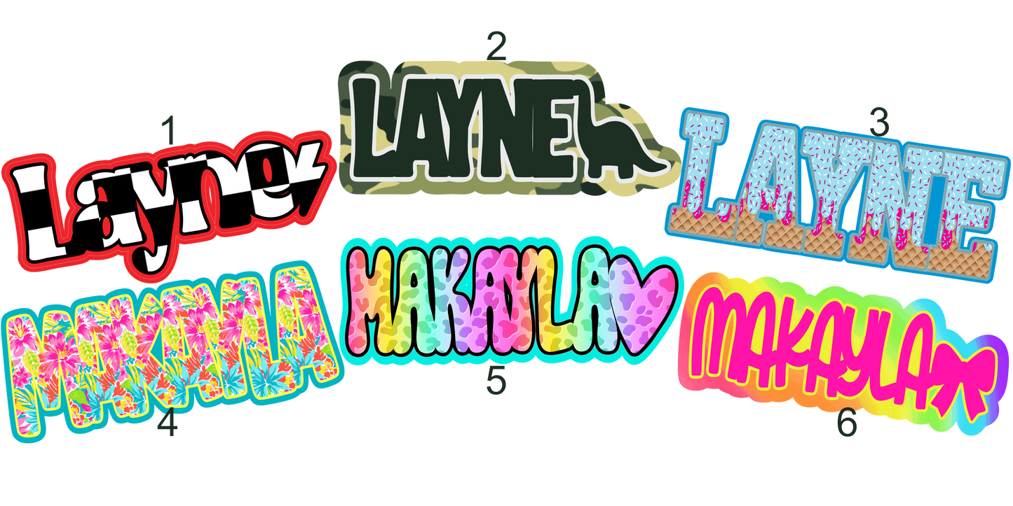 ✨ Custom 4" UV DTF Sticker – Personalized & Waterproof! ✨ Set of 8
