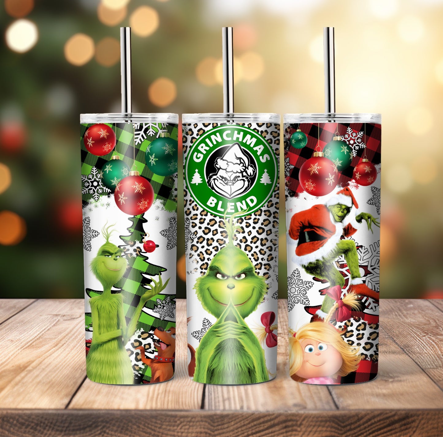 Coffee Blend Green Guy Christmas Tumbler