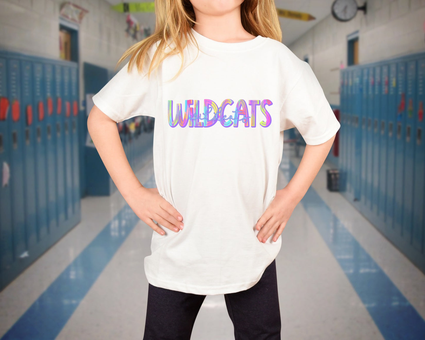 Pastel Mascot Name Spirit Tee