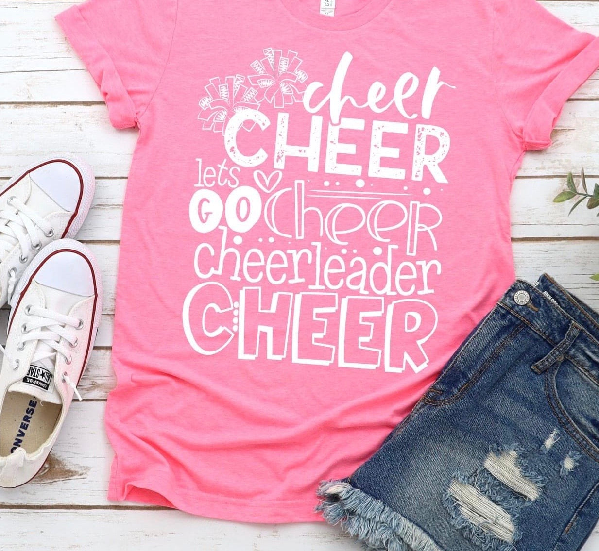 Cheer Cheer Cheerleader Tee