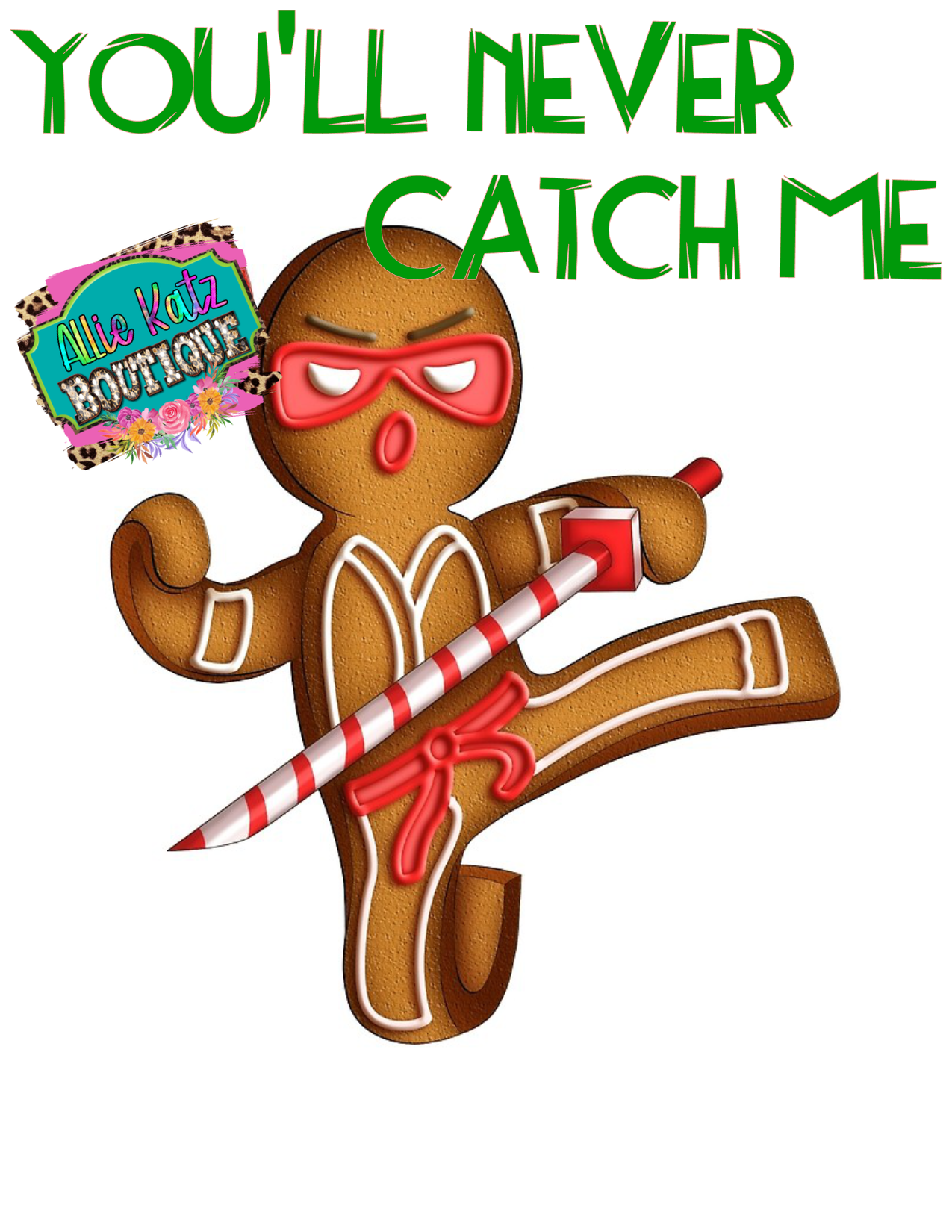 Gingerbread Ninja tee