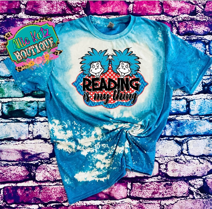 Reading is my Thing Bleached T-Shirt