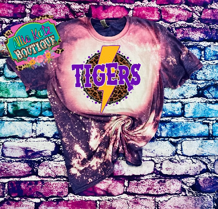 Bleached Tigers Lightning Tee