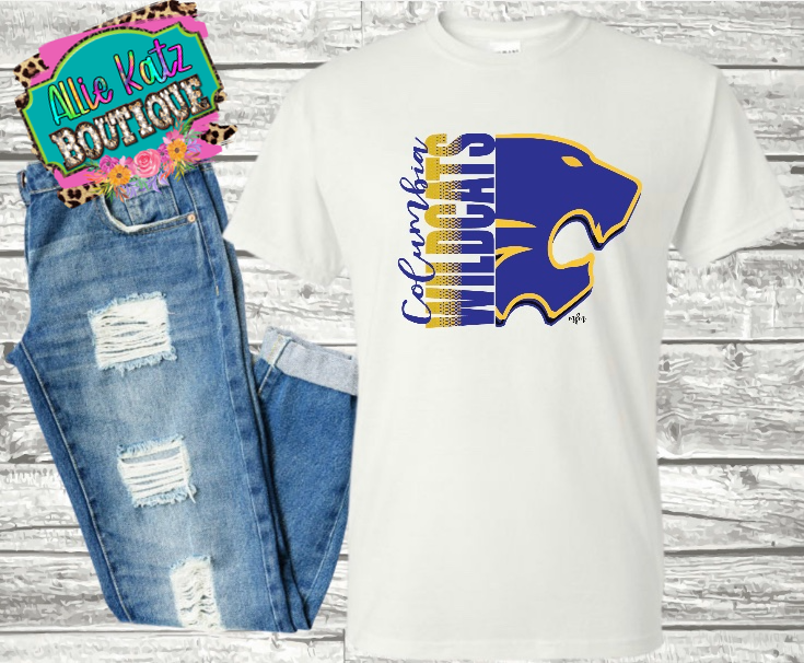Columbia Wildcats design 3.0 Tee