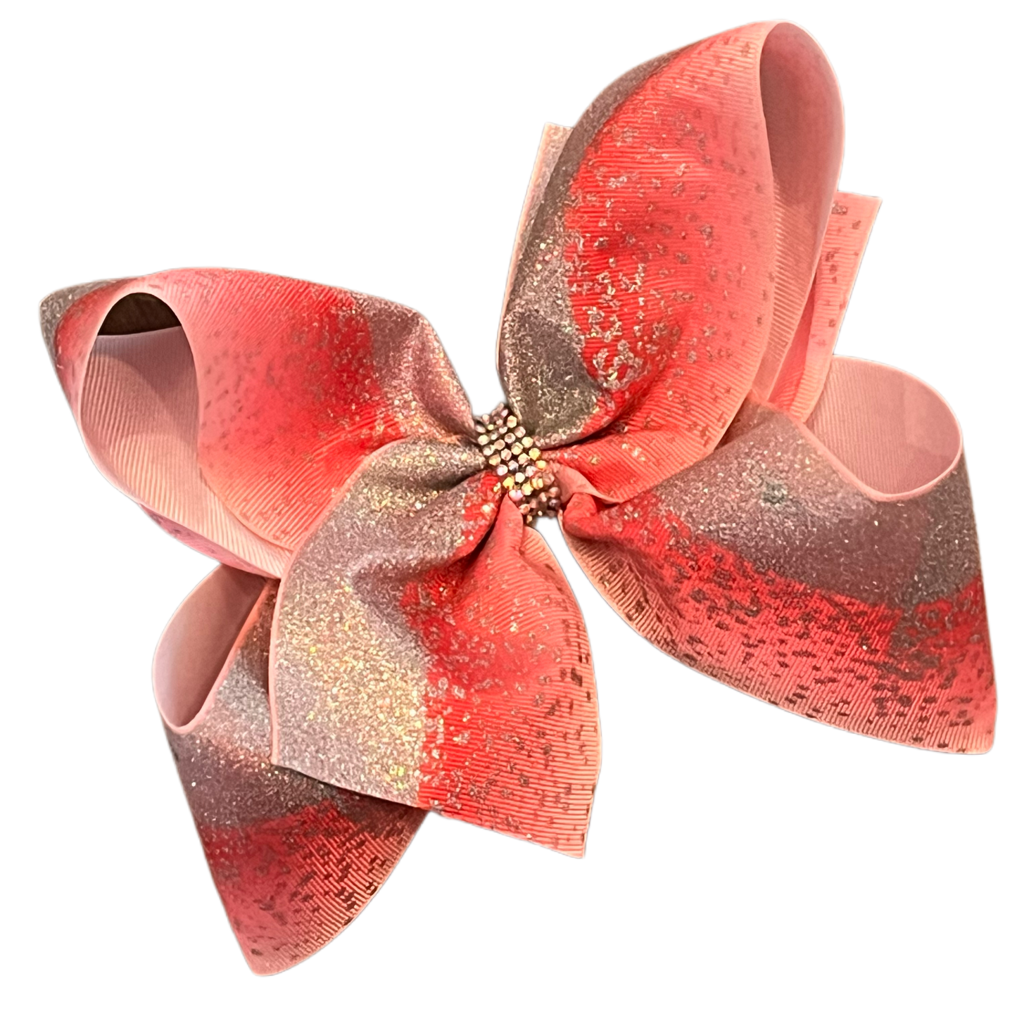 Ombré Glitter hot pink Boutique bow