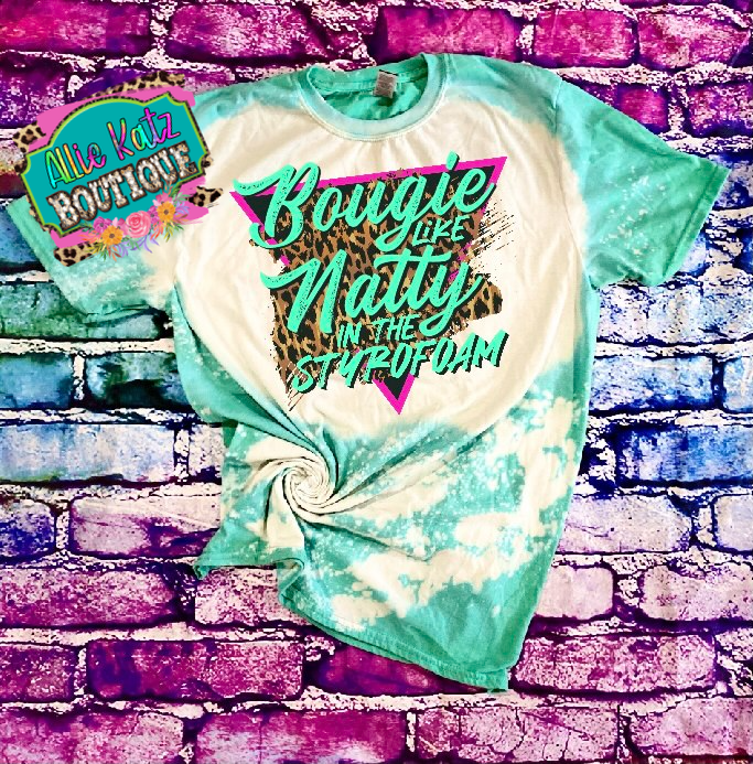 Bougie Like Natty Bleached tee