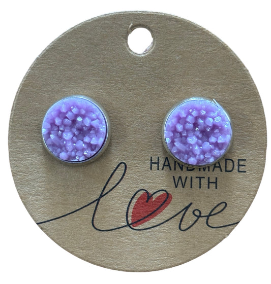 Wisteria Stud Earrings /  Petite Elegance Handmade Sparkling Earrings