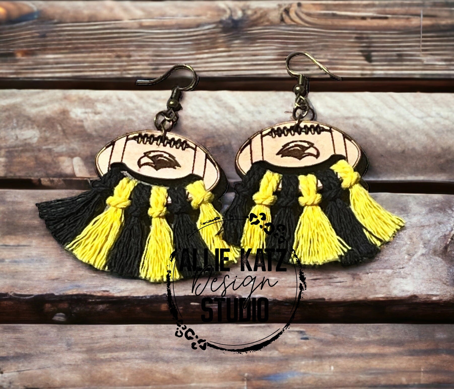 School Spirit Earrings w/mascot