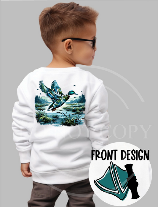 Duck over lake Authentic Outdoors Tee
