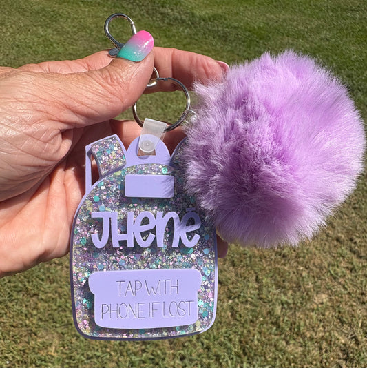 NFC Chip Keychain/Backpack Name Tag