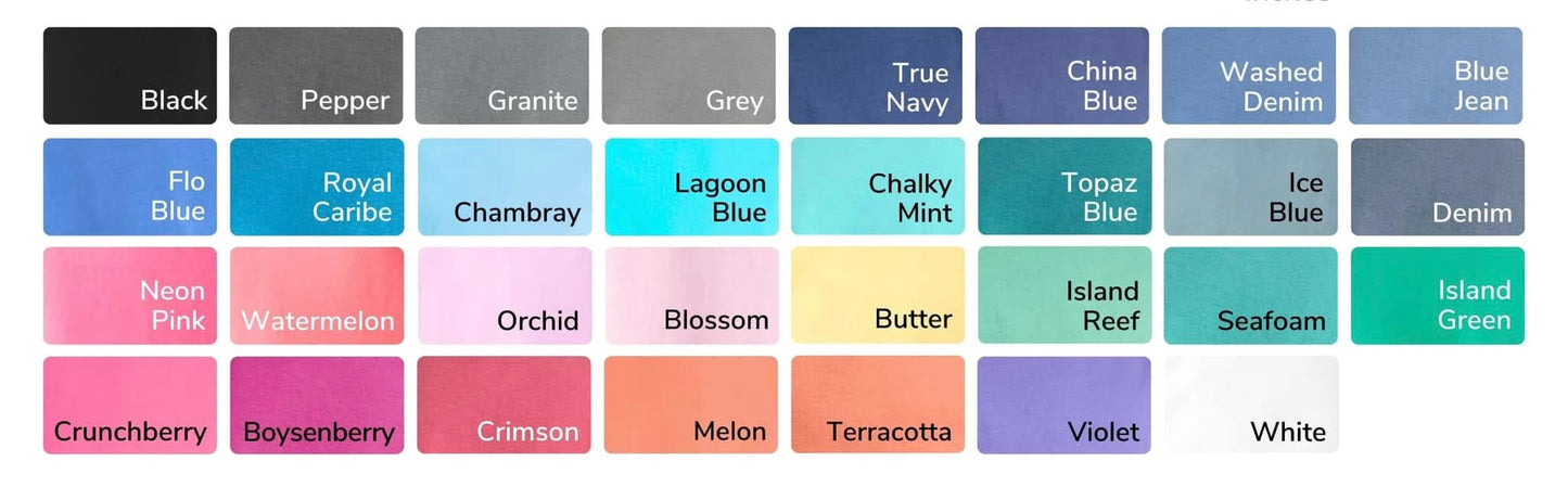 Coquette Grand Millennial Lettered Comfort Colors Tee - Personalized