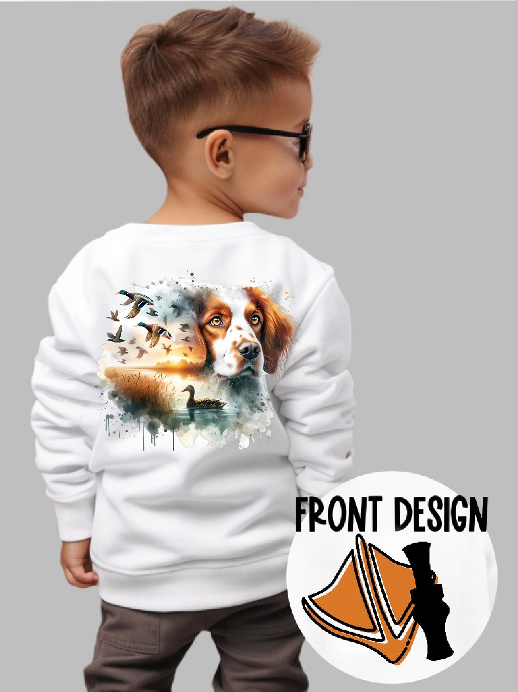 Spaniel and ducks Authentic Outdoors Tee