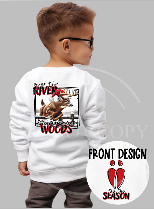 Over the River Christmas Authentic Outdoors Tee