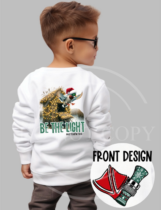 Be the Light Duck Christmas Authentic Outdoors Tee