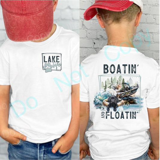 Boatin' and Floatin' Comfort Colors Tee