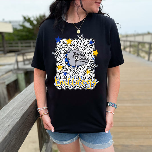 Mize Bulldogs Dalmation Dot Design