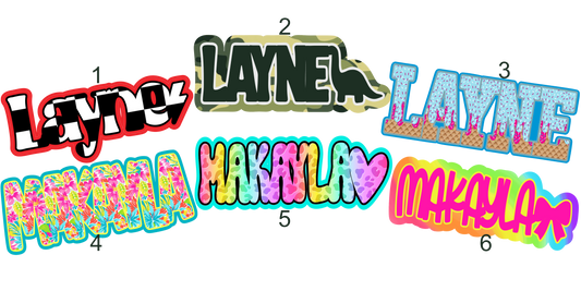 ✨ Custom 4" UV DTF Sticker – Personalized & Waterproof! ✨ Set of 8