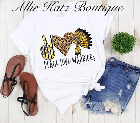 Peace Love Warriors Tee
