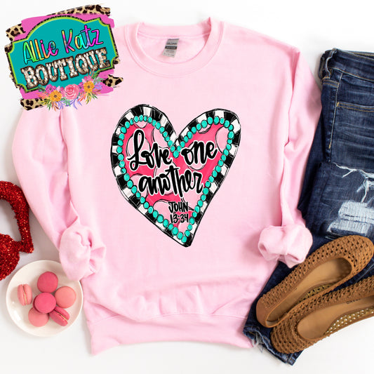 Love One Another Heart Valentine shirt