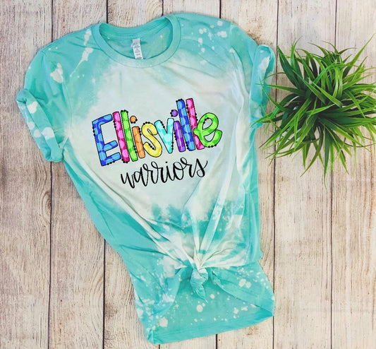 Ellisville Warriors Bleached Tee