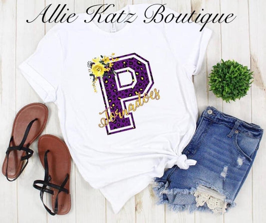 Floral P Tornadoes Tee