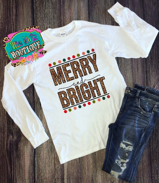 Merry and Bright tee