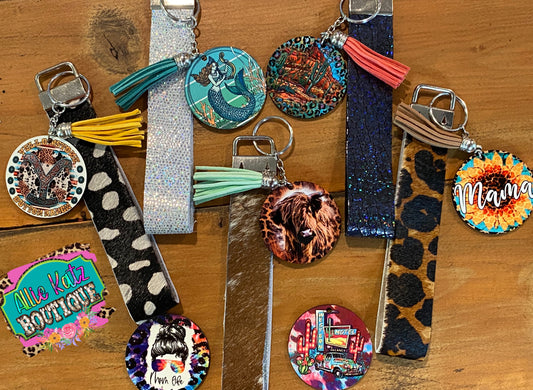 Leather Fob Keychain