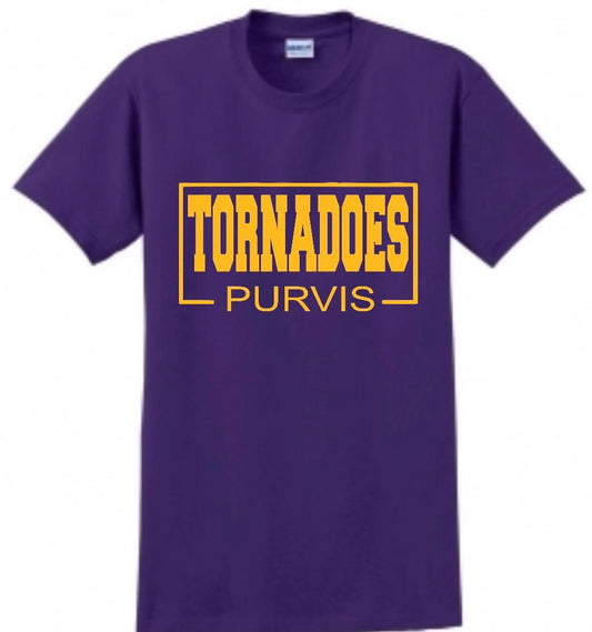 Purvis Tornadoes Box Tee