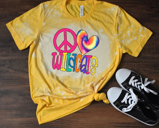 Bleached Peace Love Eagles