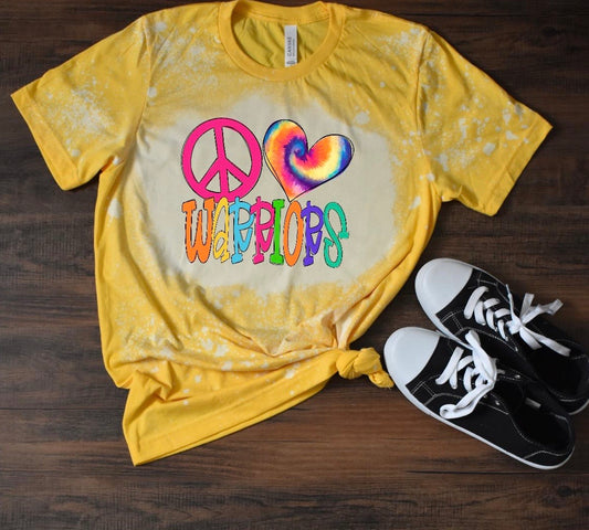 Bleached Peace Love Warriors