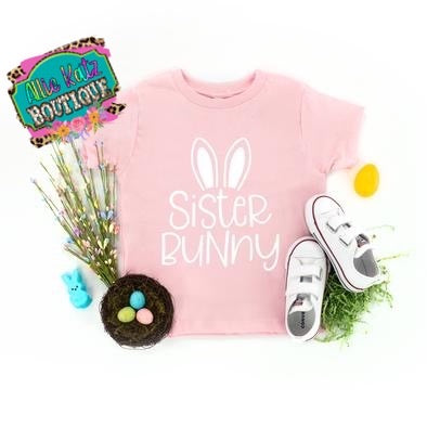 Sister bunny tee