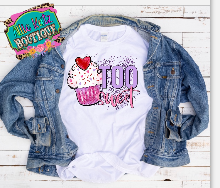 Too Sweet Cupcake Tee