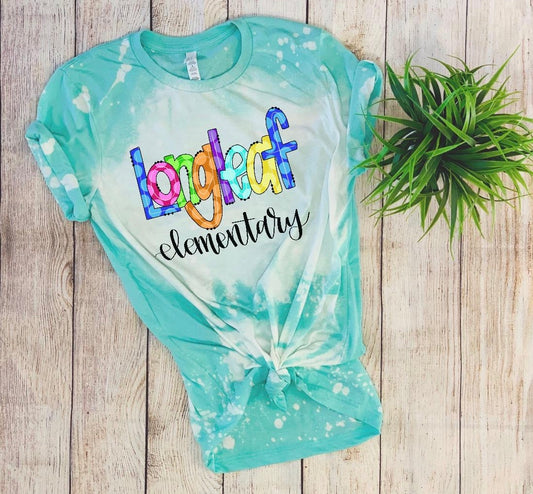 LongLeaf elementary Bleached Tee