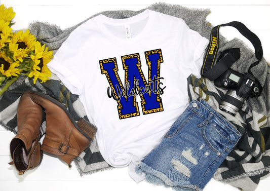 Wildcats Leopard W Tee