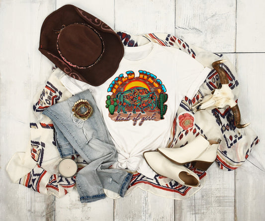 Wild West Bison Tee